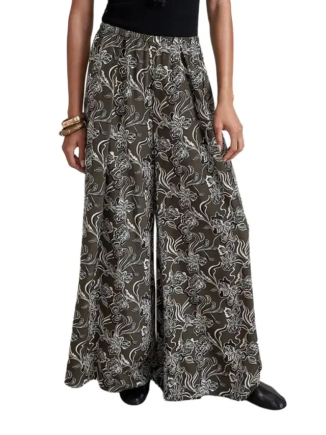 La Ligne Women's Crosby Pants - Taupe Floral