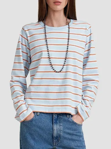 La Ligne Women's Boyfriend T-Shirt - Sky Blue | Thumbnail 2
