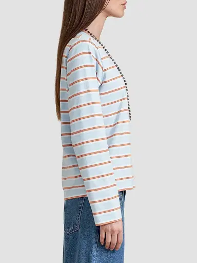 La Ligne Women's Boyfriend T-Shirt - Sky Blue | Thumbnail 3