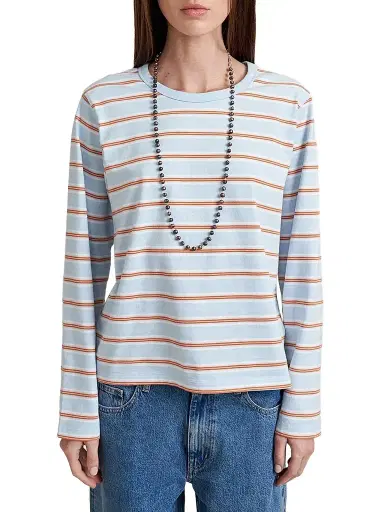 La Ligne Women's Boyfriend T-Shirt - Sky Blue | Thumbnail 1