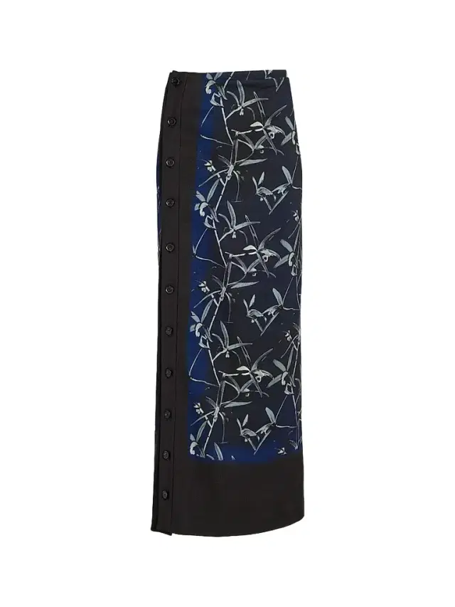 Proenza Schouler Women's Anais Printed Maxi Skirt - Ink Multi