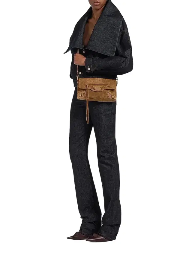 Balenciaga Women's Le City Clutch with Chain