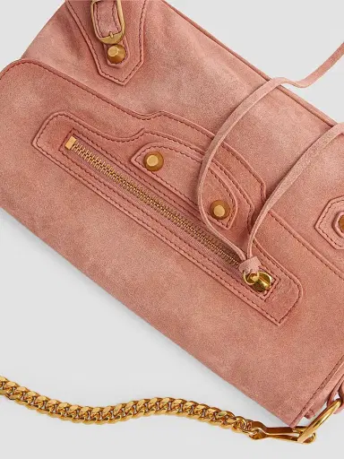Balenciaga Women's Le City Clutch with Chain - Light Terracotta | Thumbnail 6