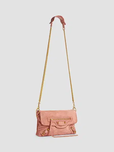 Balenciaga Women's Le City Clutch with Chain - Light Terracotta | Thumbnail 7