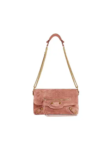 Balenciaga Women's Le City Clutch with Chain - Light Terracotta | Thumbnail 1