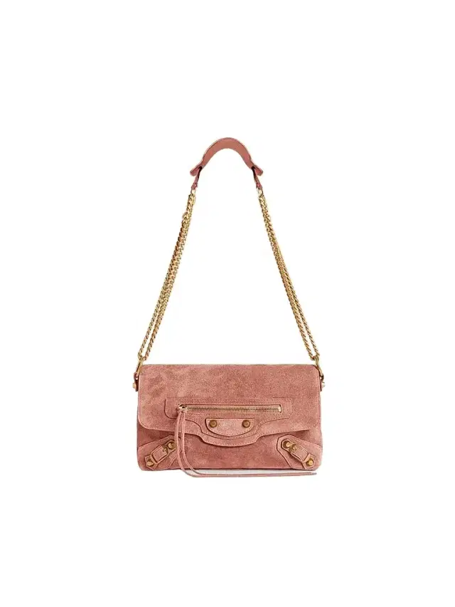 Balenciaga Women's Le City Clutch with Chain - Light Terracotta