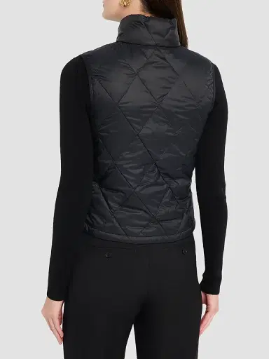 Burberry Women's Cheswick Check-Placket Quilted Vest | Thumbnail 3 Burberry Women's Cheswick Check-Placket Quilted Vest | Thumbnail 3