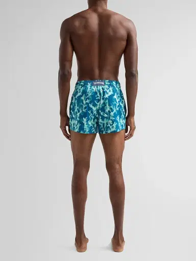 Vilebrequin Men's X-Ray Seaweed Stretch Swim Shorts - Crystal | Thumbnail 3