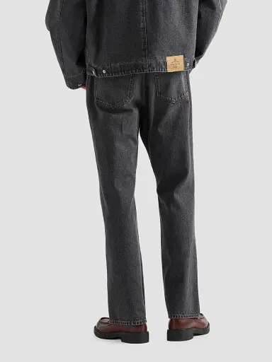 Prada Men's Five-Pocket Denim Jeans - Black | Thumbnail 4