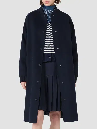Weekend Max Mara Women's Jacquard Jersey Dress - Navy | Thumbnail 3