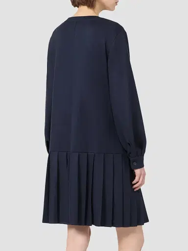 Weekend Max Mara Women's Jacquard Jersey Dress - Navy | Thumbnail 4