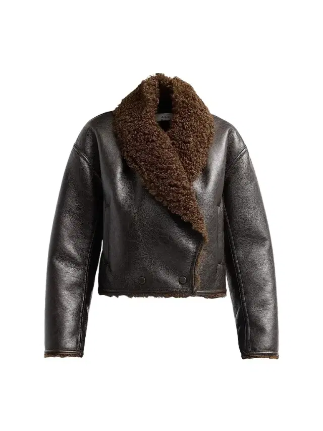 A.L.C. Women's Stella Faux Shearling Jacket - Deepest Pilot Brown