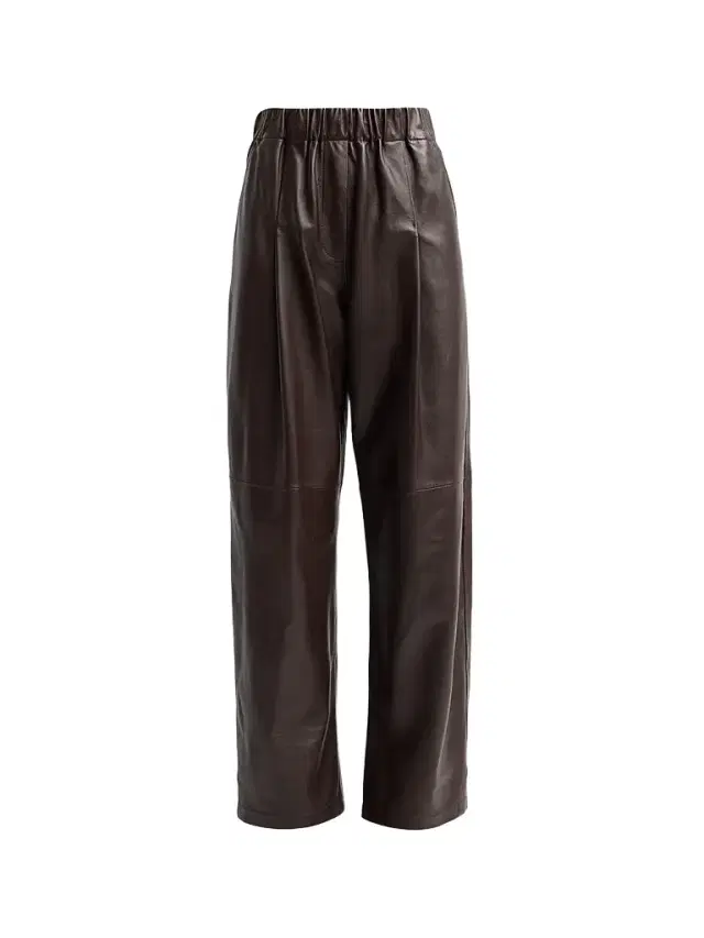 A.L.C. Women's Palmer Leather Barrel-Leg Pants - Deepest Brown