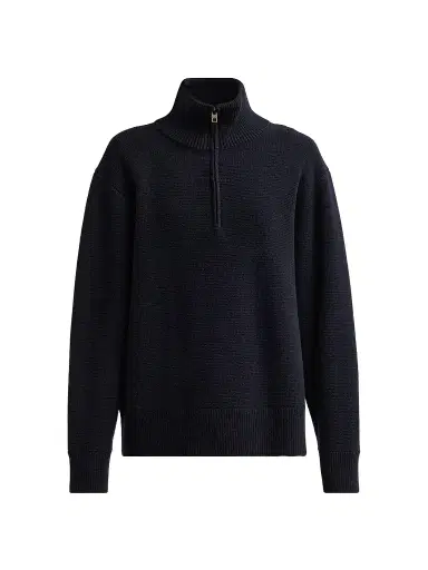 Nili Lotan Women's Axel Wool Vareuse Sweater - Dark Navy | Thumbnail 1 Nili Lotan Women's Axel Wool Vareuse Sweater - Dark Navy | Thumbnail 1