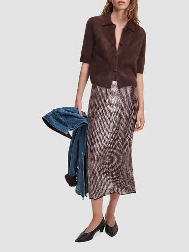 rag & bone Women's Lili Beaded Midi Skirt | Thumbnail 2