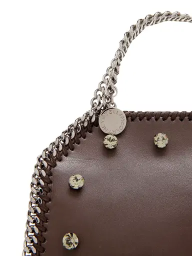 Stella McCartney Women's Falabella Tiny Crystal Studded Shoulder Bag | Thumbnail 5 Stella McCartney Women's Falabella Tiny Crystal Studded Shoulder Bag | Thumbnail 5