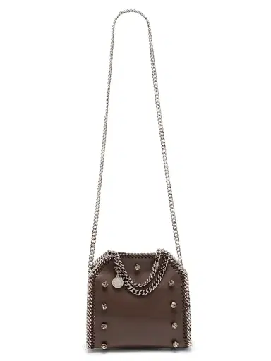 Stella McCartney Women's Falabella Tiny Crystal Studded Shoulder Bag | Thumbnail 6 Stella McCartney Women's Falabella Tiny Crystal Studded Shoulder Bag | Thumbnail 6