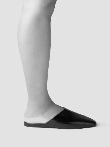 NEOUS Women's Nusakan Printed Eel Leather Mules - Black - Size 11 | Thumbnail 2