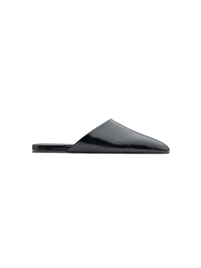NEOUS Women's Nusakan Printed Eel Leather Mules - Black - Size 11
