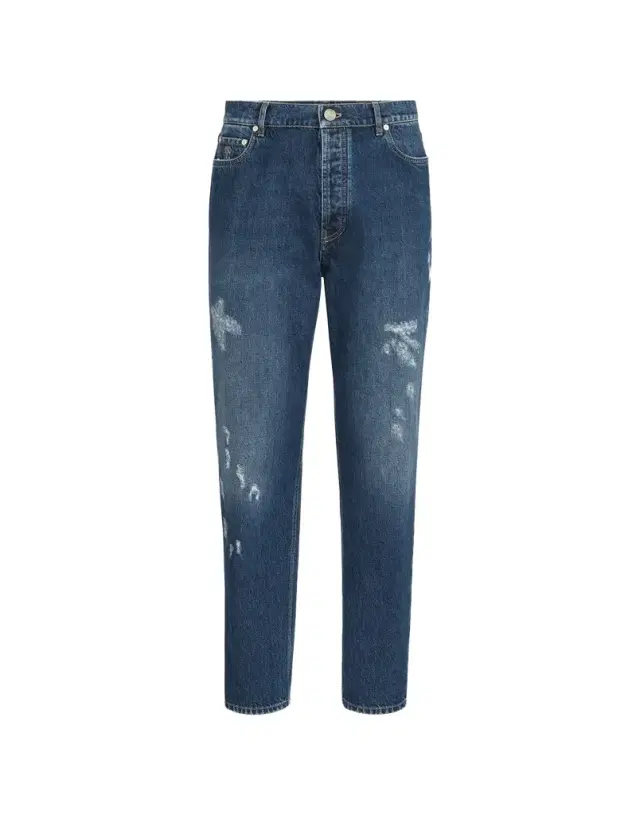 Brunello Cucinelli Denim iconic fit five-pocket trousers with rips