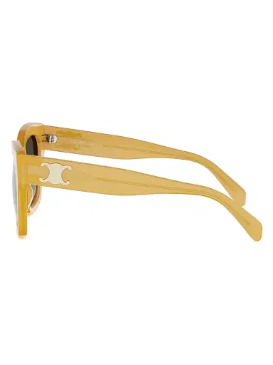 Celine Women's 55MM Square Sunglasses - Yellow Grey | Thumbnail 3