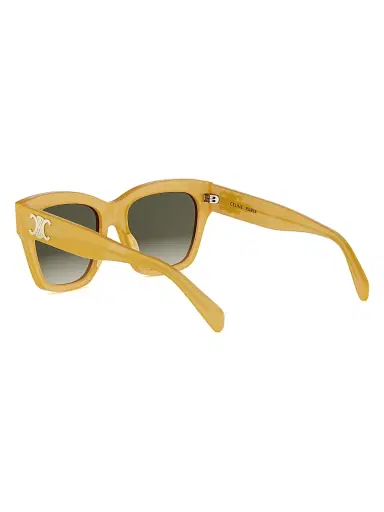 Celine Women's 55MM Square Sunglasses - Yellow Grey | Thumbnail 4