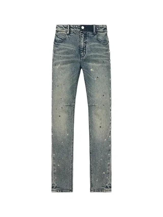 RTA Men's Curva Ultra Bryant Studded Skinny Jeans - Marine Paint Stud