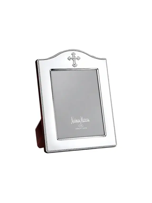 Cunill Cross 4" x 6" Sterling Silver Frame - Silver