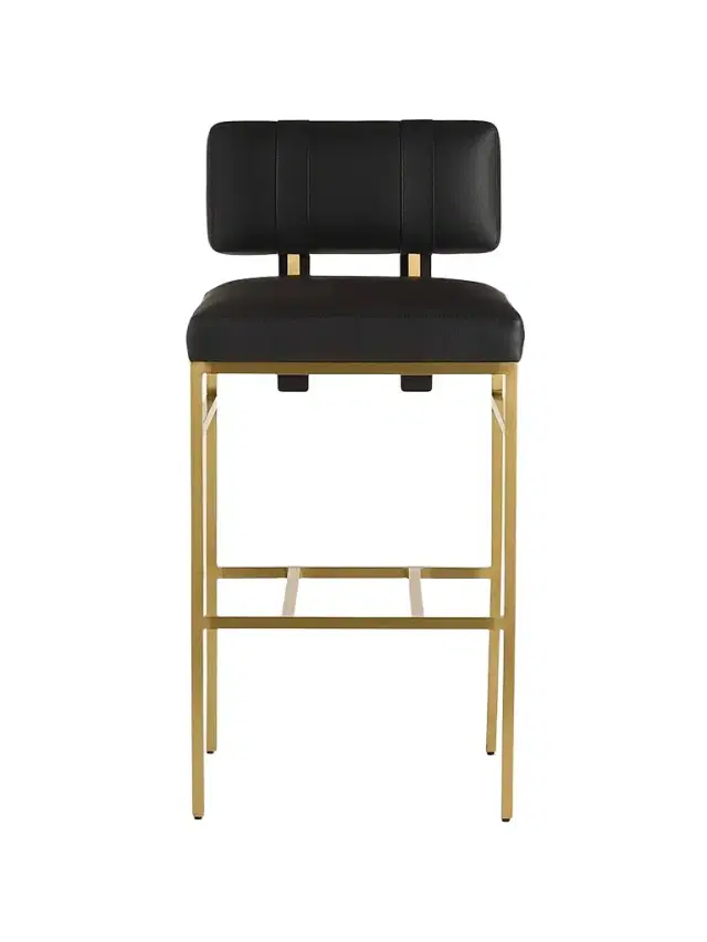 Arteriors Laney Bar Stool - Black