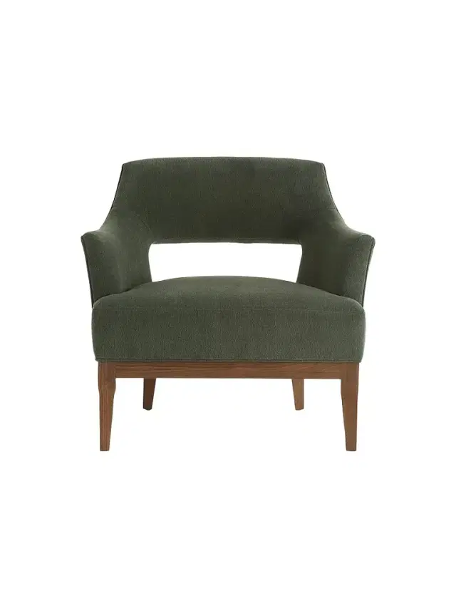 Arteriors Laurette Performance Chenille Chair - Green