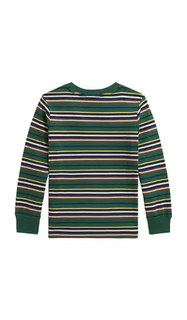 Polo Ralph Lauren Kids-sleeve Jersey Knit Striped Crew Neck T-shirt | Thumbnail 2