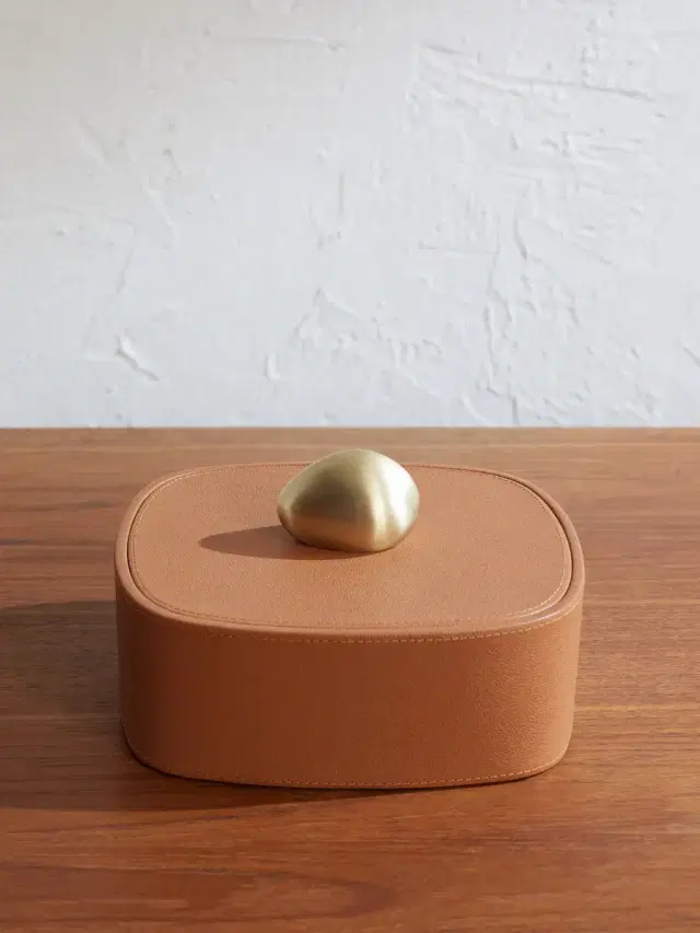ASSOULINE Pebbled Leather Trinket Box - Men