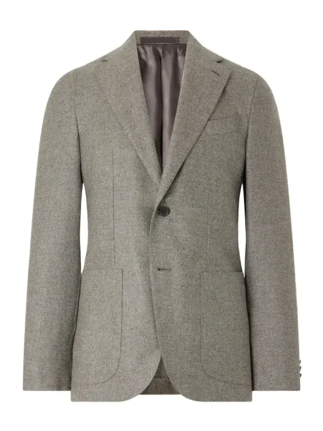 Caruso Aida Wool and Cashmere-Blend Twill Blazer - Men