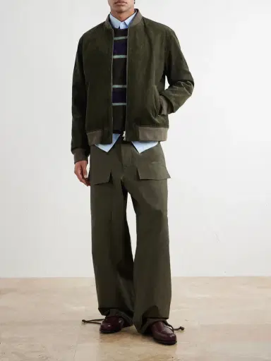 MR P. Cotton-Corduroy Bomber Jacket - Men | Thumbnail 2
