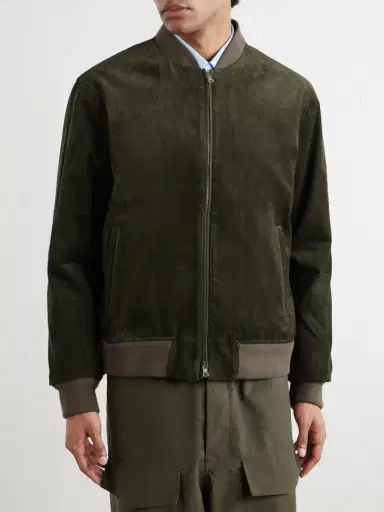 MR P. Cotton-Corduroy Bomber Jacket - Men | Thumbnail 3