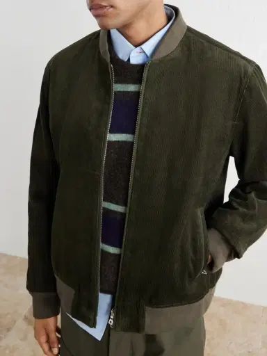 MR P. Cotton-Corduroy Bomber Jacket - Men | Thumbnail 5