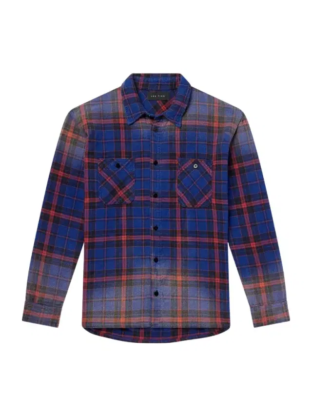 Les Tien Checked Cotton-Flannel Shirt - Men