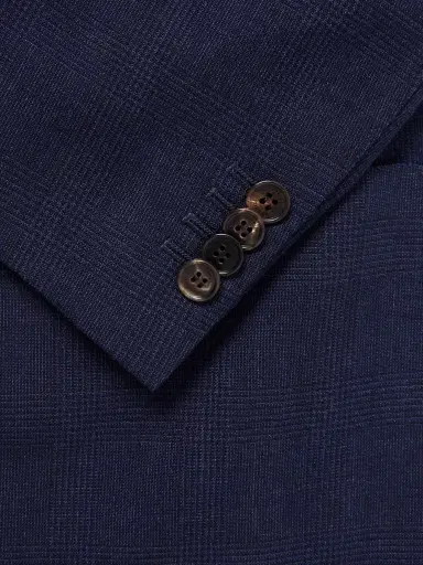 dunhill Wool and Mohair-Blend Prince of Wales Blazer - Men | Thumbnail 6