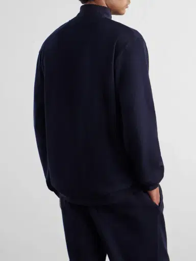 MR P. Cotton-Blend Double-Faced Jersey Half-Zip Sweatshirt - Men | Thumbnail 4