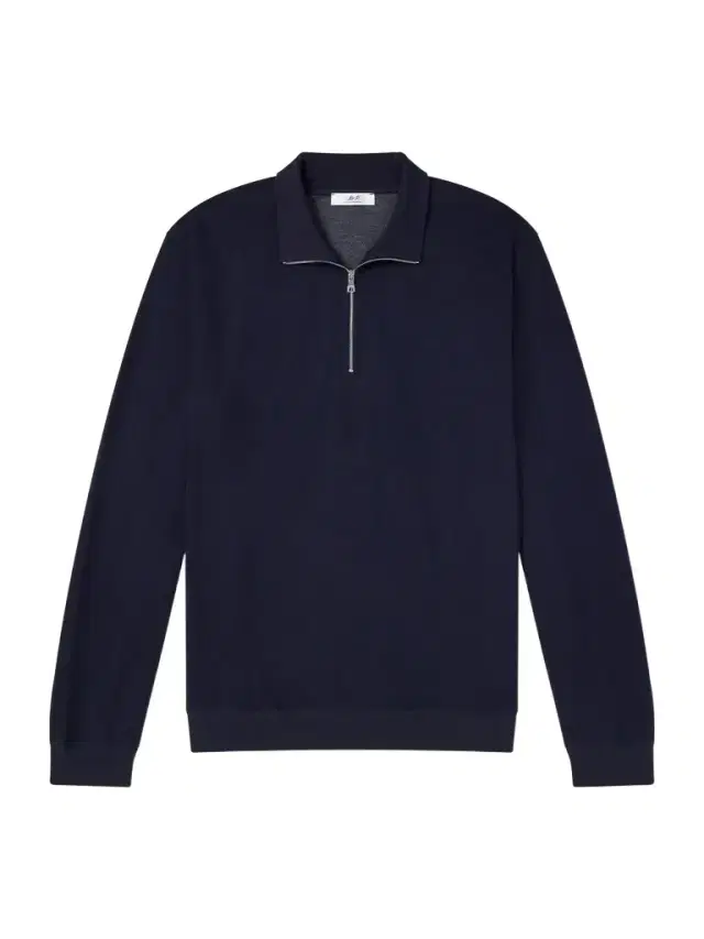 MR P. Cotton-Blend Double-Faced Jersey Half-Zip Sweatshirt - Men