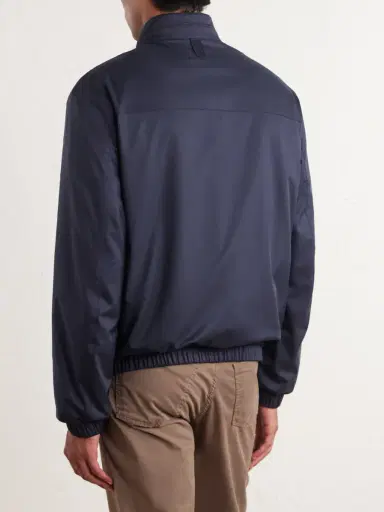 Canali Reversible Shell Bomber Jacket - Men | Thumbnail 4
