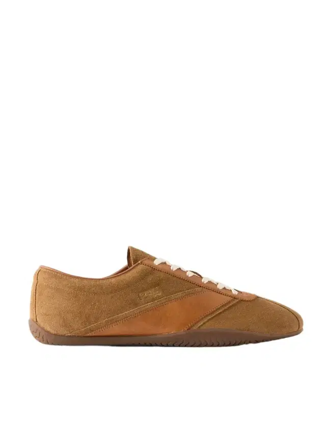 Polo Ralph Lauren Racer Leather-Trimmed Suede Sneakers - Men