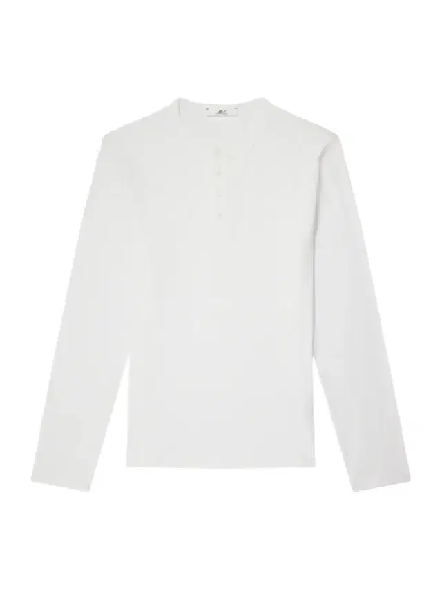 MR P. Ribbed Organic Cotton Henley T-Shirt - Men