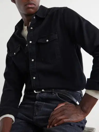 MR P. Western Denim Shirt - Men | Thumbnail 5