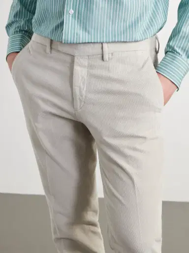 Boglioli Straight-Leg Cotton-Blend Corduroy Suit Trousers - Men | Thumbnail 5