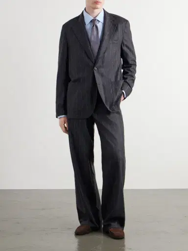 Oliver Spencer Westbury Striped Wool-Blend Suit Jacket - Men | Thumbnail 2