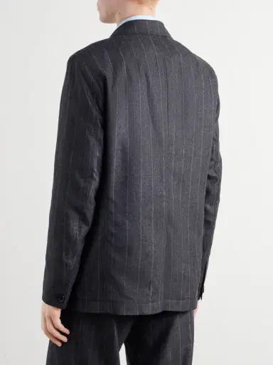 Oliver Spencer Westbury Striped Wool-Blend Suit Jacket - Men | Thumbnail 4