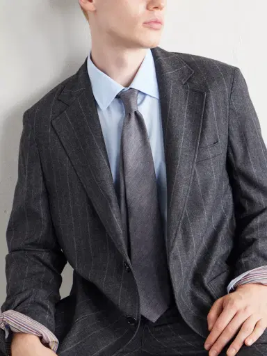 Oliver Spencer Westbury Striped Wool-Blend Suit Jacket - Men | Thumbnail 5