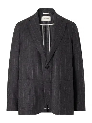 Oliver Spencer Westbury Striped Wool-Blend Suit Jacket - Men | Thumbnail 1