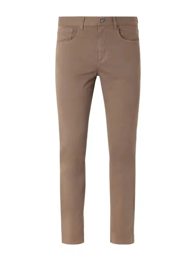 Canali Straight-Leg Cotton-Blend Twill Trousers - Men